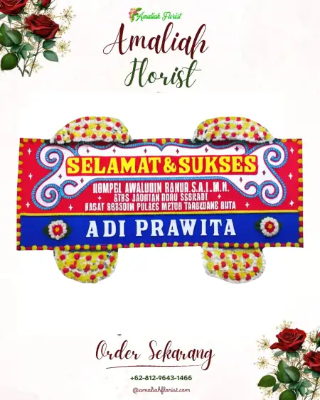 Papan Bunga Ucapan Selamat Krembangan Utara